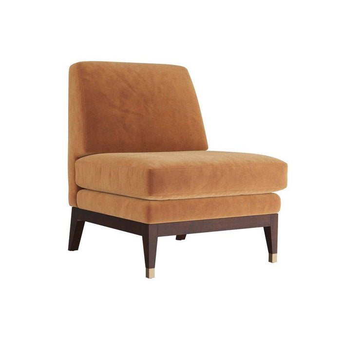 Arteriors 8173 Chair, Cider Velvet/Dark Walnut