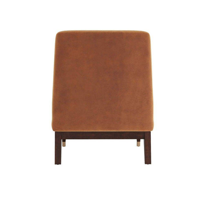 Arteriors 8173 Chair, Cider Velvet/Dark Walnut