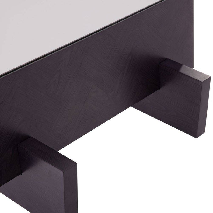 Arteriors DJ2062 Mirror, Ebony/Plain Mirror