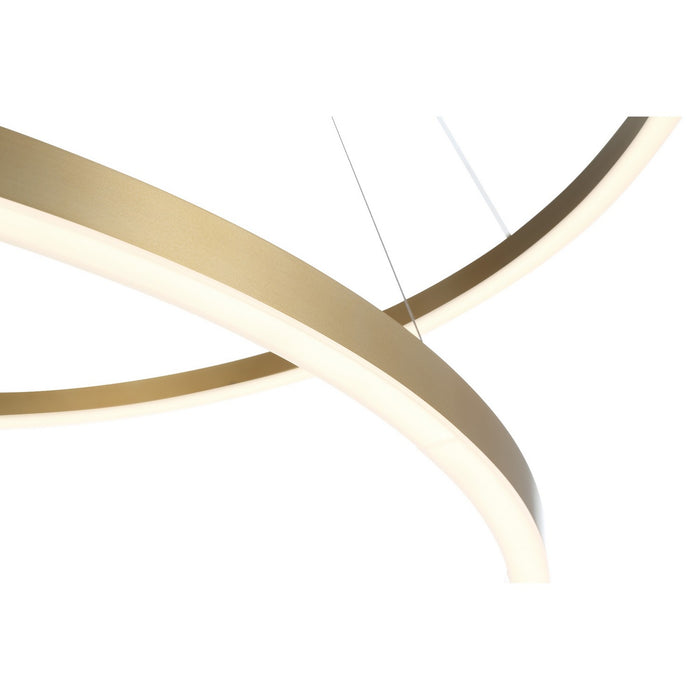 Eurofase 31474-038 LED Chandelier, Gold