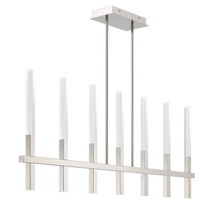 Eurofase 46476-029 LED Chandelier, Polished Nickel