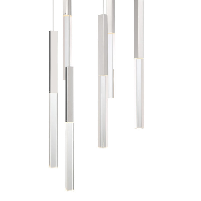 Eurofase 46477-026 LED Chandelier, Polished Nickel