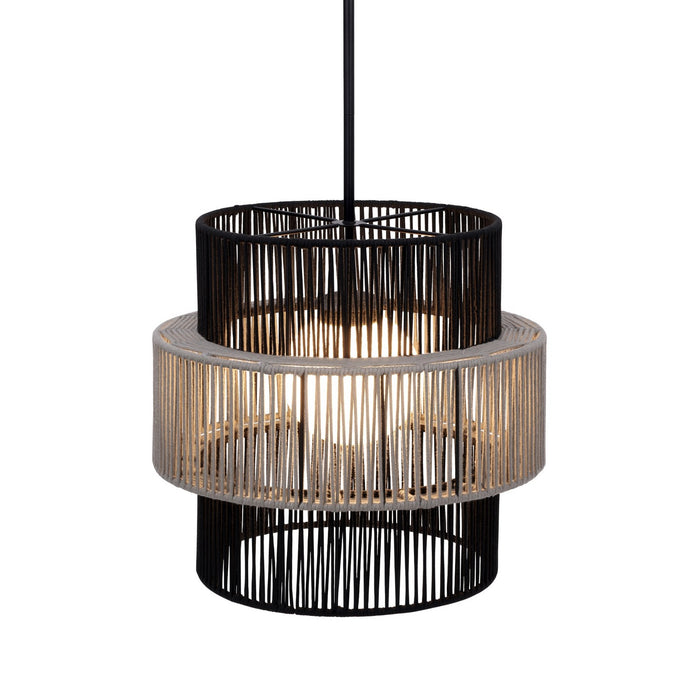 Eurofase 46632-012 One Light Pendant, Black