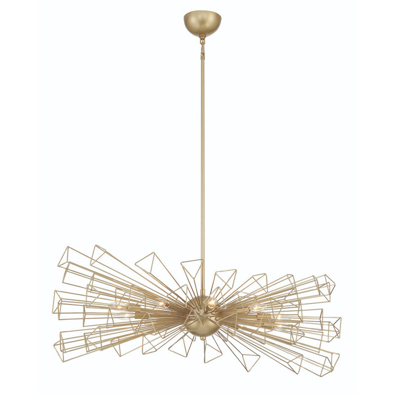 Eurofase 46761-026 Ten Light Chandelier, Gold