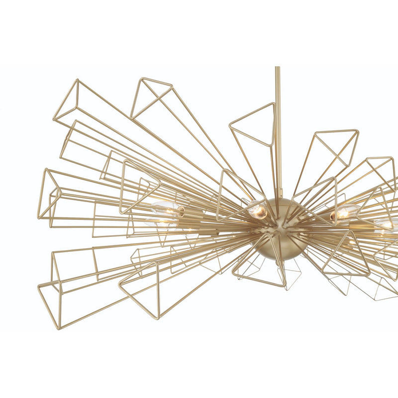 Eurofase 46761-026 Ten Light Chandelier, Gold