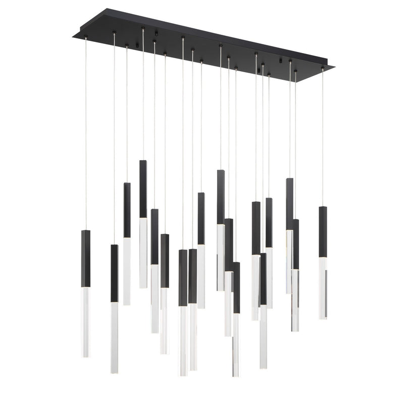 Eurofase 46771-018 LED Chandelier, Black