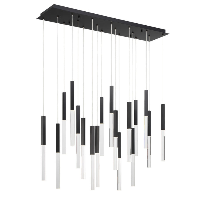 Eurofase 46771-018 LED Chandelier, Black