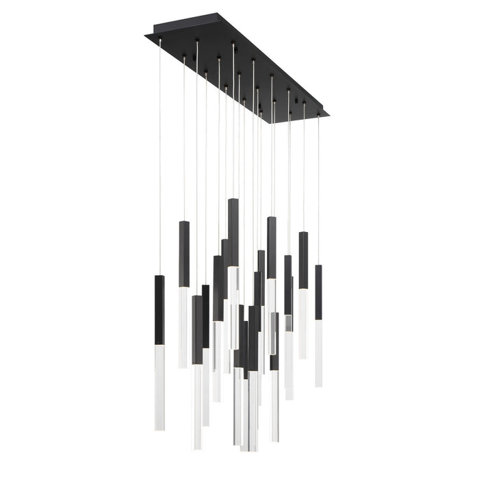 Eurofase 46771-018 LED Chandelier, Black