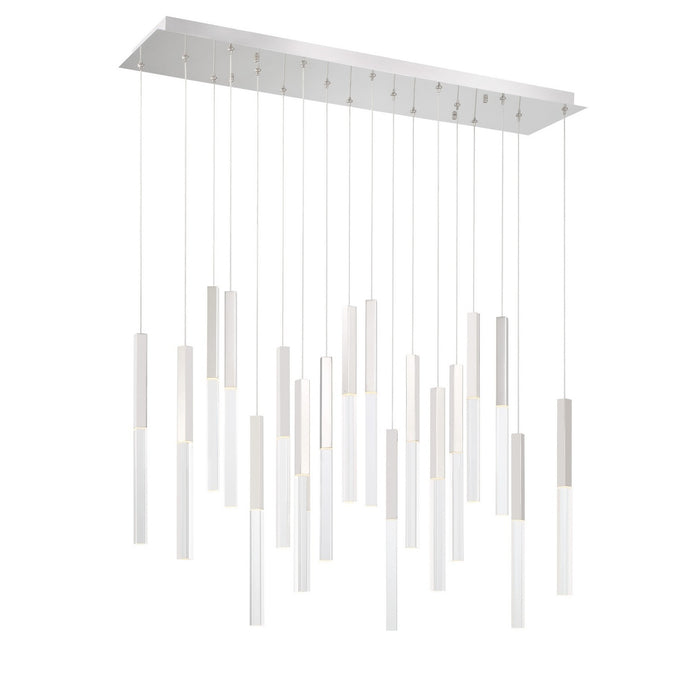 Eurofase 46771-032 LED Chandelier, Polished Nickel