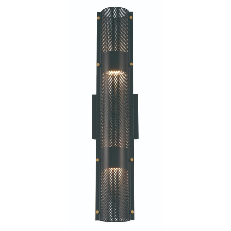 Eurofase 46802-019 LED Outdoor Wall Sconce, Gold-Black