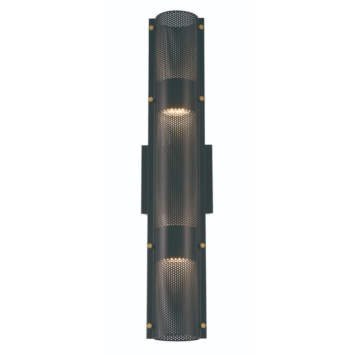 Eurofase 46802-019 LED Outdoor Wall Sconce, Gold-Black