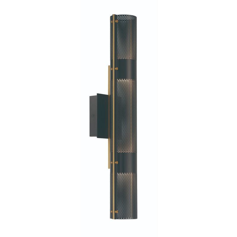 Eurofase 46802-019 LED Outdoor Wall Sconce, Gold-Black