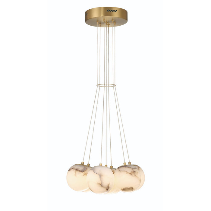 Eurofase 46805-010 LED Pendant, Gold