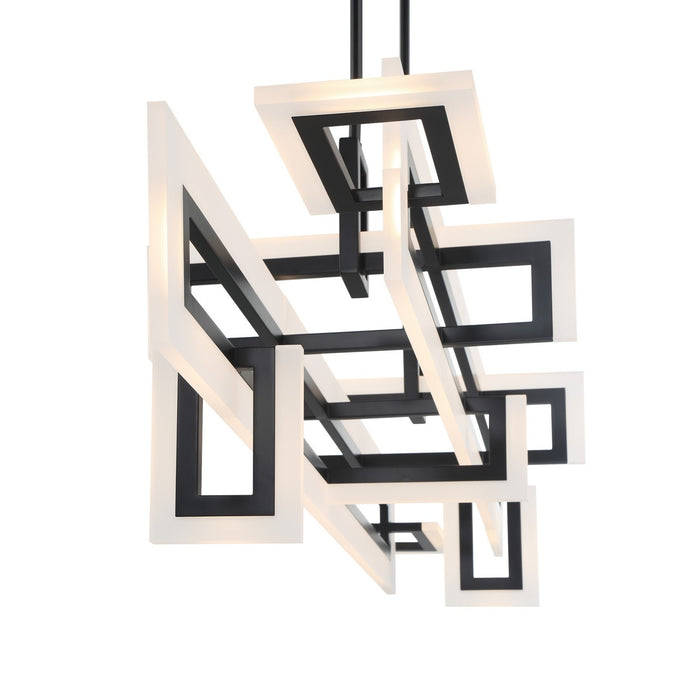 Eurofase 46806-017 LED Chandelier, Black
