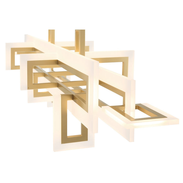 Eurofase 46806-024 LED Chandelier, Gold