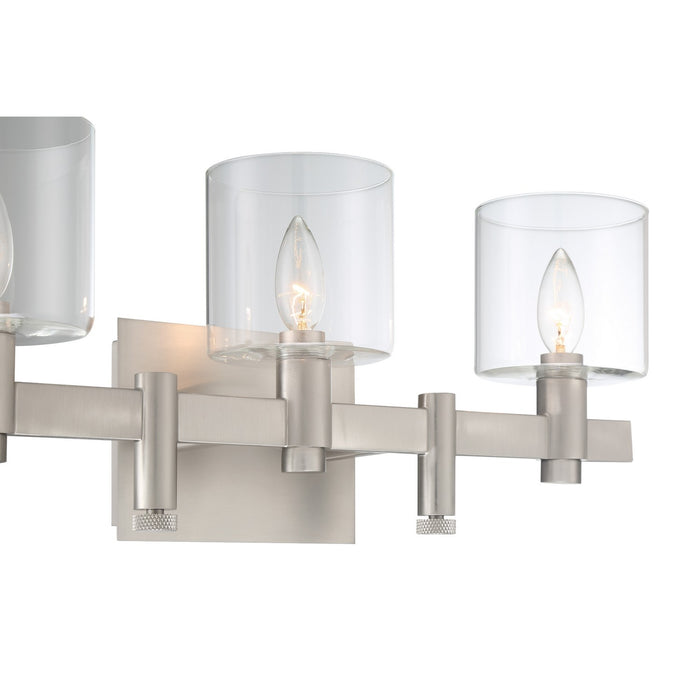Eurofase 46812-025 Three Light Wall Mount, Satin Nickel