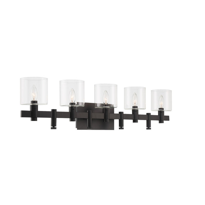 Eurofase 46813-015 Five Light Wall Mount, Black