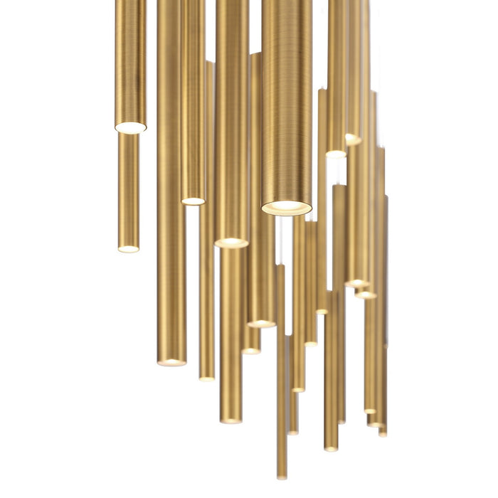 Eurofase 46814-043 LED Chandelier, Brass