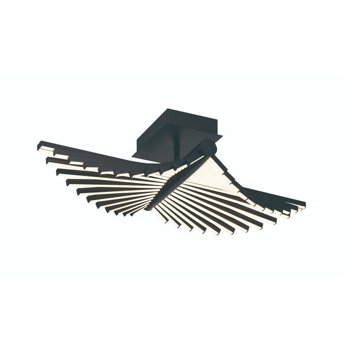 Eurofase 46897-015 LED Semi-Flush Mount, Black