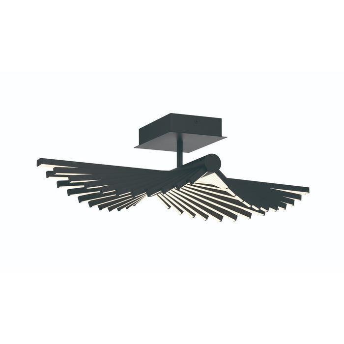 Eurofase 46897-015 LED Semi-Flush Mount, Black