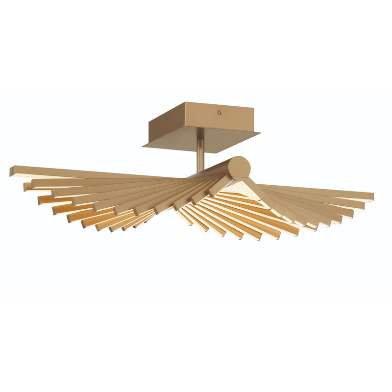 Eurofase 46897-022 LED Semi-Flush Mount, Gold