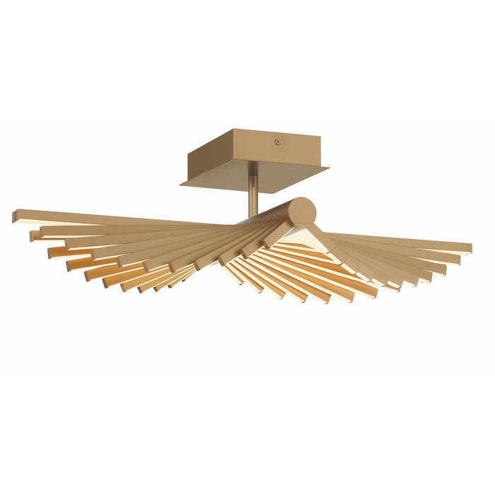 Eurofase 46897-022 LED Semi-Flush Mount, Gold