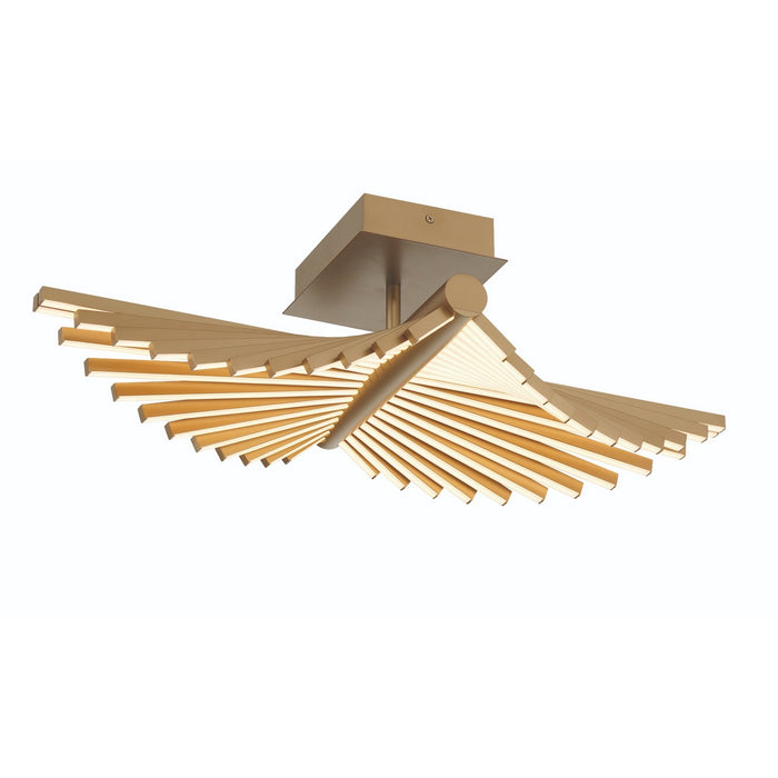 Eurofase 46897-022 LED Semi-Flush Mount, Gold