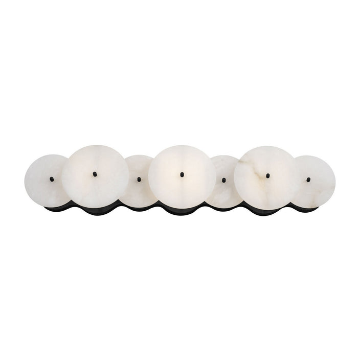 Varaluz 370B03MB Three Light Bath, Matte Black