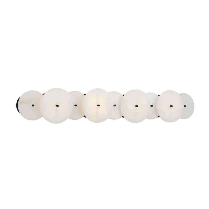 Varaluz 370B04MB Four Light Bath, Matte Black