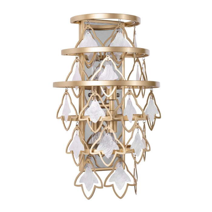 Varaluz 386W02FG Two Light Wall Sconce, French Gold