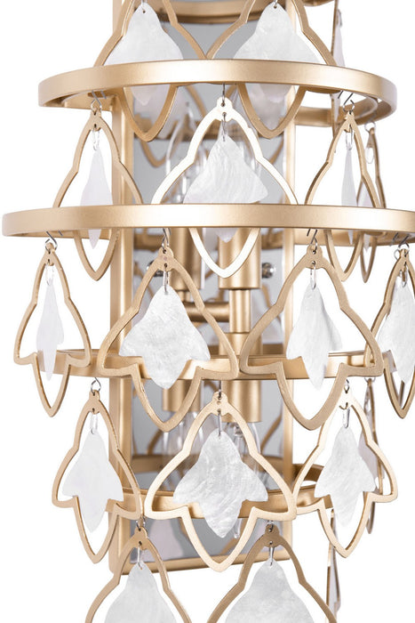 Varaluz 386W02FG Two Light Wall Sconce, French Gold