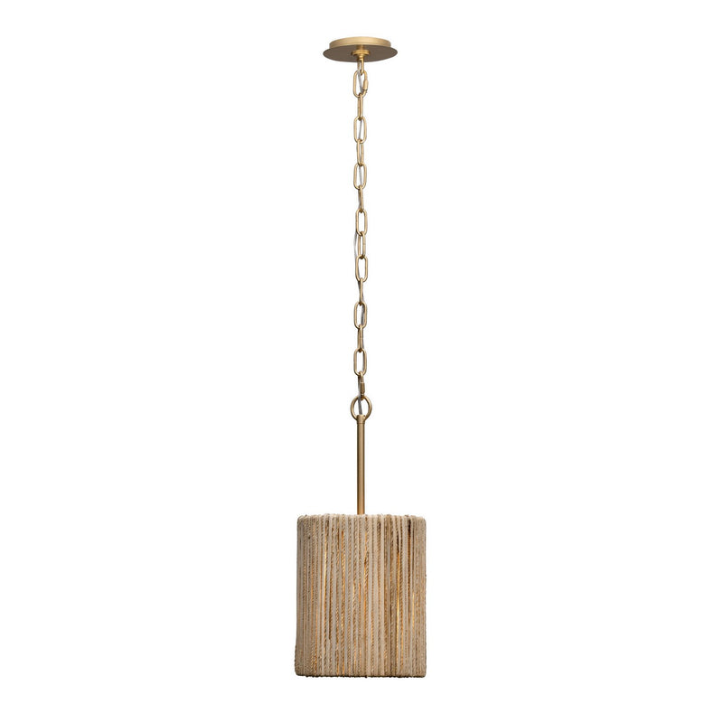 Varaluz 391M01FG One Light Mini Pendant, French Gold