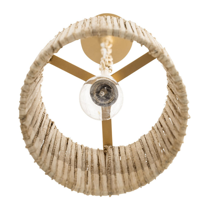 Varaluz 391M01FG One Light Mini Pendant, French Gold