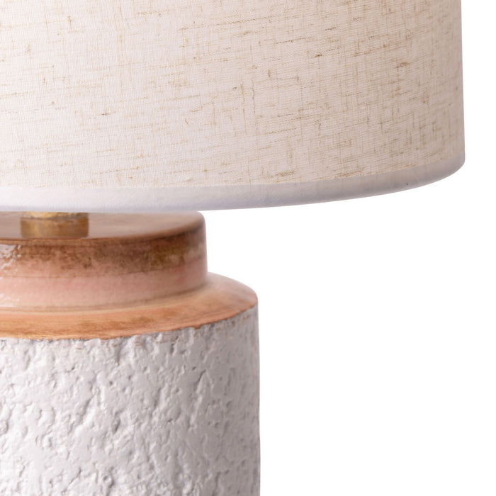 Varaluz 398T01AADQZ One Light Table Lamp, Apothecary Gold/Orange Quartz