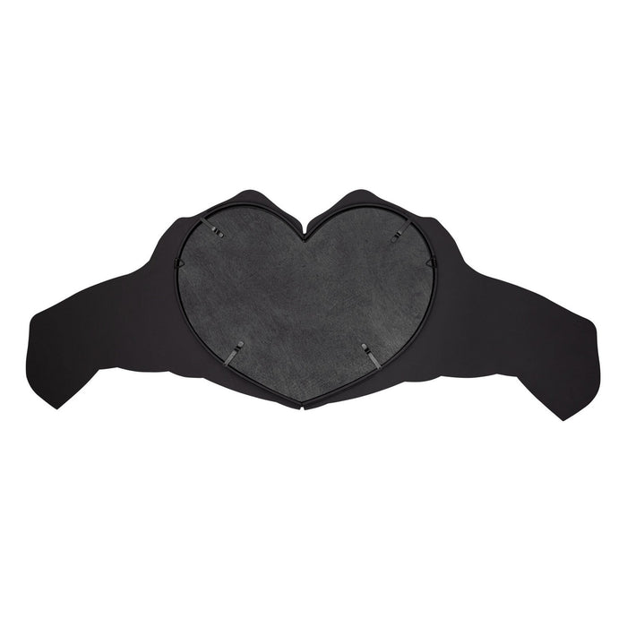 Varaluz 407MI09MBFG Mirror, Matte Black/French Gold