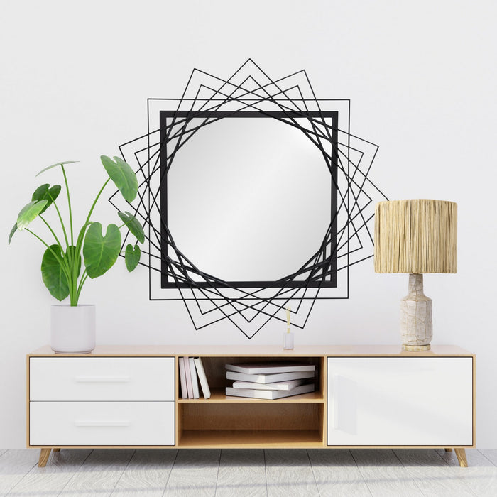 Varaluz 446MI42MB Mirror, Matte Black