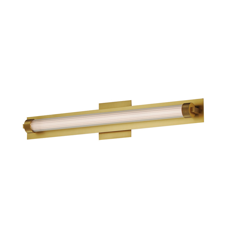 ET2 E23482-144NAB LED Bath Sconce, Natural Aged Brass