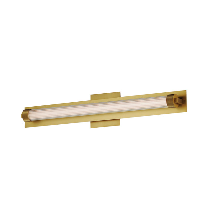 ET2 E23482-144NAB LED Bath Sconce, Natural Aged Brass