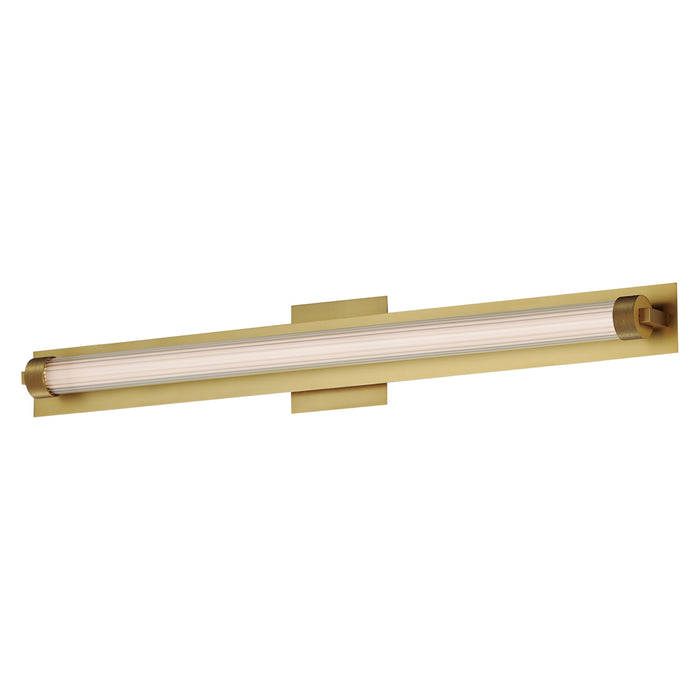 ET2 E23484-144NAB LED Bath Sconce, Natural Aged Brass