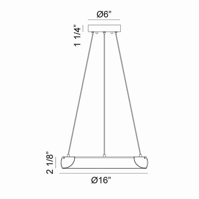 Matteo Lighting C32716BG LED Pendant