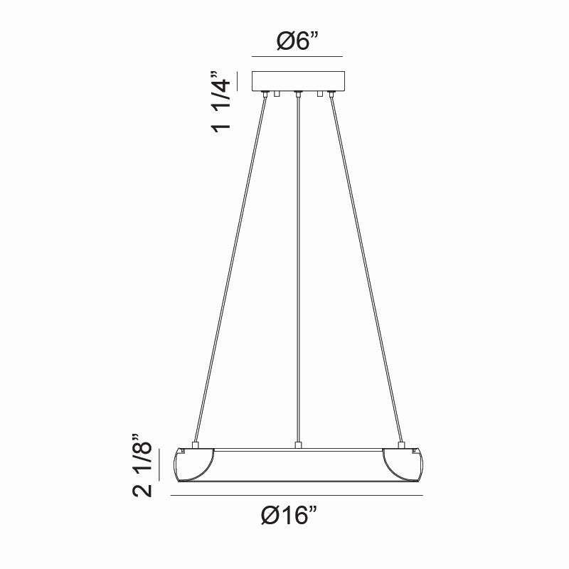 Matteo Lighting C32716MB LED Pendant