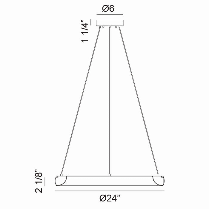 Matteo Lighting C32724BG LED Pendant