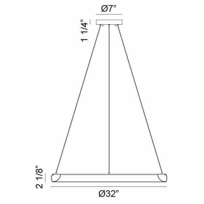 Matteo Lighting C32732MB LED Pendant