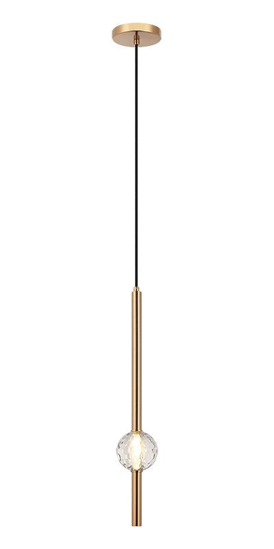 Matteo Lighting C68901AG One Light Pendant