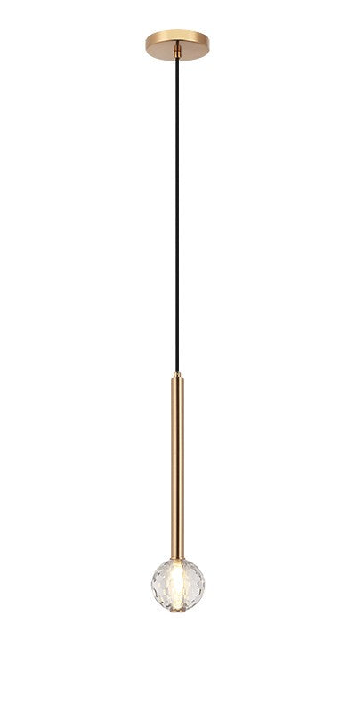 Matteo Lighting C68901AG One Light Pendant