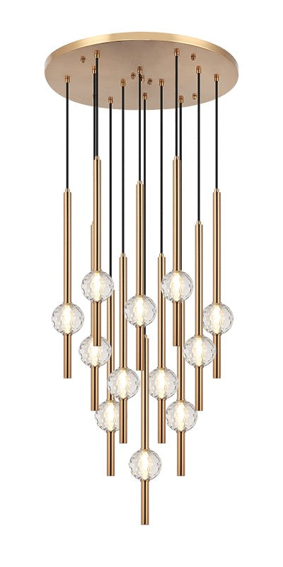 Matteo Lighting C68912AG 12 Light Chandelier
