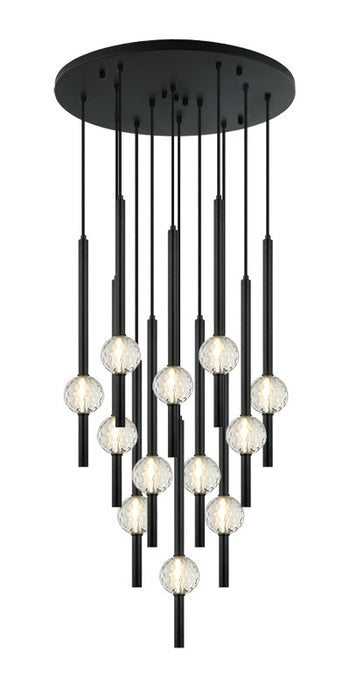 Matteo Lighting C68912MB 12 Light Chandelier