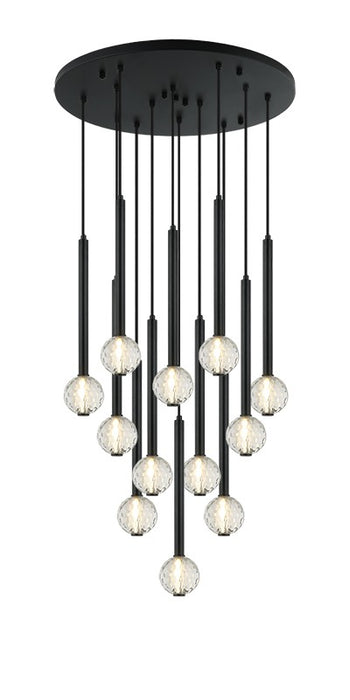 Matteo Lighting C68912MB 12 Light Chandelier