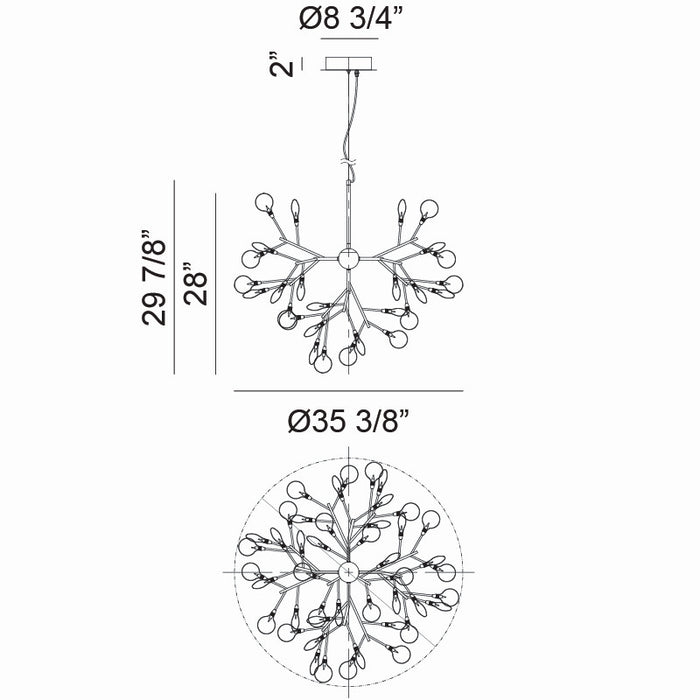 Matteo Lighting C69836GL LED Pendant