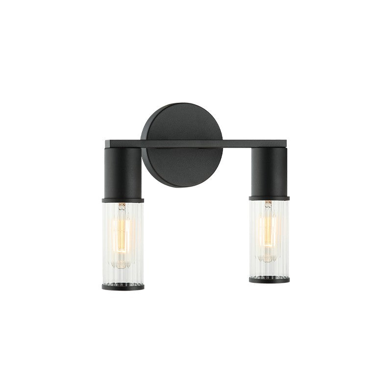 Matteo Lighting S02802MB Two Light Wall Sconce